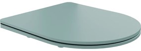 Mexen capac de toaletă cu închidere lentă slim, duroplast, verde deschis mat - 39740048