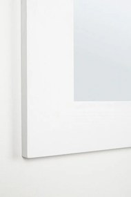 Oglindă dreptunghiulara cu rama alba, 72x92, Tiziano Yes