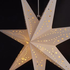 Brilagi - Decorațiune de Crăciun LED, stea 60 cm, alimentare 2x baterii AA, alb cald