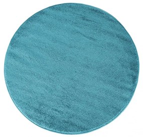 Covor rotund de culoare albastră Lăţime: 160 cm | Lungime: 160 cm