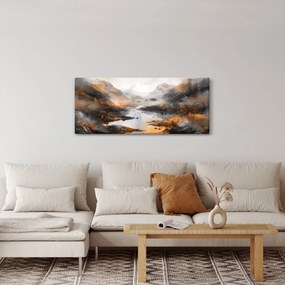 Tablou - Pictura peisajelor montane (120x50 cm)