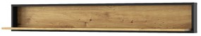 Poliță 150 cm Bobbie (Stejar artisan + negru). 1052780