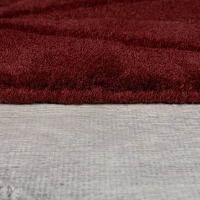 Covor burgundy țesut manual din lână 160x230 cm Shard Red – Flair Rugs