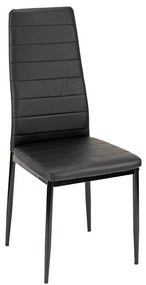 Cruz 4+1 set de sufragerie negru