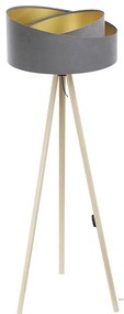Lampadar GALAXY 1xE27/60W/230V gri/bej