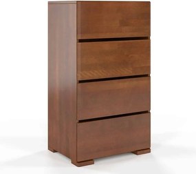 Comodă lemn masiv TerraCraft Fag 4 Sertare, 60 × 45 × 108 cm - Natural