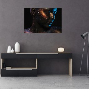 Tablou strălucitor a femeii (90x60 cm)