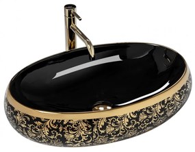 Lavoar Meryl ceramica sanitara negru - 60 cm
