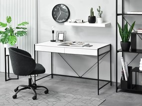 Masă PC Unica (alb + negru). 1109851