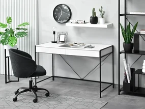 Masă PC Unica (alb + negru). 1109851