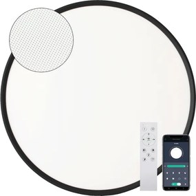 Fulgur s-43057 - Plafonieră LED NOMY 40W/230V CCT UGR IP40, diametru 50 cm, negru + telecomandă