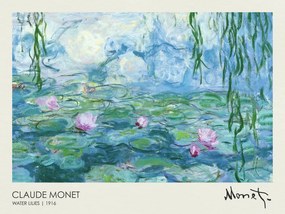 Reproducere Water Lilies 1916, Claude Monet