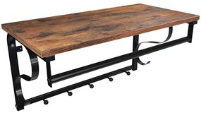 Cuier de perete TAYLOR, maro