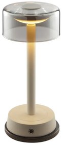 Brilliant - Lampă LED de birou RAZOR, reîncărcabilă, cu reglare a luminozității și control tactil, LED/2,5W/5V 2700K IP44, gri