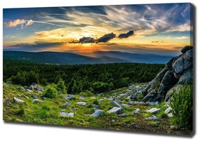 Tablouri tipărite pe pânză Panorama de munte