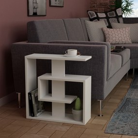 Măsuță laterală Salama (Alb). Promo -7%. 1067457