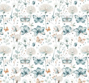 Cearsaf din bumbac pentru patut ELIVINE alb 110x160 cm