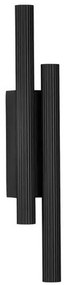 Aplica LED ambientala stil minimalist PARON 2 negru H-38cm