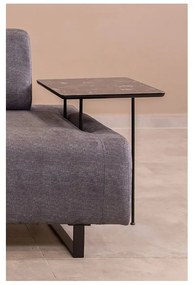 Canapea cu 3 Locuri Infinity with Side Table - Anthracite 220 X 90 X