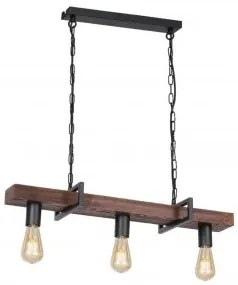 Suspensie rustica 3 becuri E27 Hard KL103001 Klausen