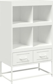 vidaXL Dulap înalt, alb, 68x39x111,5 cm, oțel