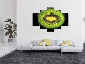 Tablou - detailu cu kiwi în apă (150x105 cm)