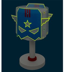 Veioză pentru copii Dalber 61811 BLUE HERO 1xE14/8W/230V