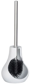 Perie WC cu suport DROP NEO, Alb, 40x14x13,5 cm, WENKO