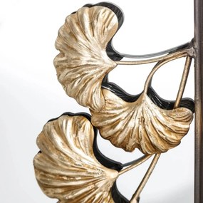 Oglinda decorativa HOJAS NEGRO-ORO, 55,5x175cm SX-151386