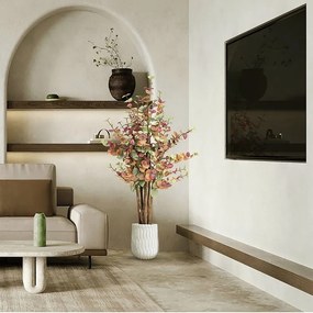 Set de 2 plante artificiale, Eucalipt colorat H-125cm