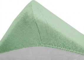 Cearsaf Frotir pentru patut copii Verde 60x120 cm