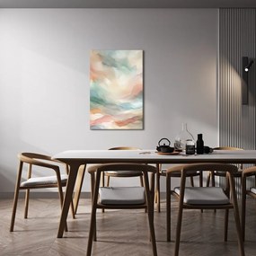 Tablou valuri pastelate delicate