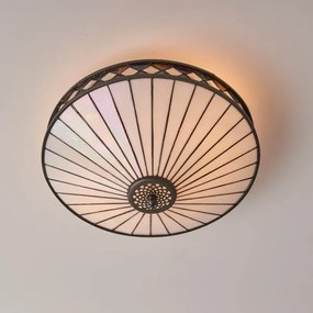 Endon 64145 - Plafonieră Tiffany FARGO, 2xE27/60W/230V, diametru 41,5 cm