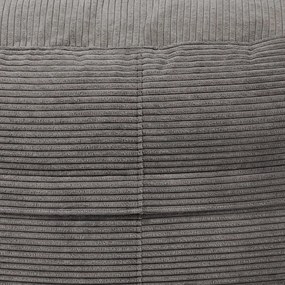 Fotoliu bean bag verde cu tapițerie din catifea reiată Roll 135 – SLOWDOWN