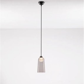 Pendul LED modern, Metal, Negru, Acrilic, DIONE