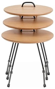 Set de 3 noptiere Paniki (natural). 1094357