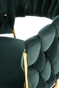Scaun K551 velvet verde