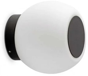 Aplica LED perete/tavan pen negru mattru baie IP44 MOY black