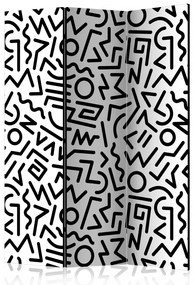Paravan - Black and White Maze [Room Dividers]