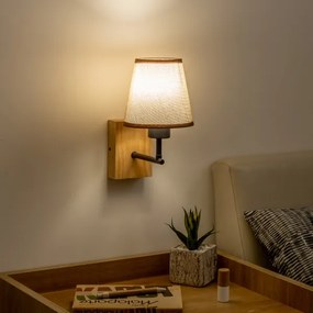 Lampă de perete Brilagi NUBILA WOOD 1xE27/25W/230V stejar/maro