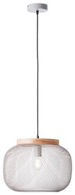 Brilliant - Pendul pe cablu GIADA, 1xE27/40W/230V, Ø 39 cm, gri