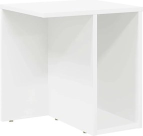 vidaXL Masă laterală Alb 37 x 32 x 40 cm Lemn compozit