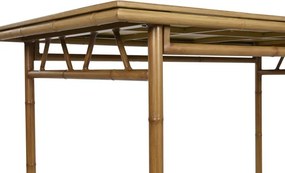 Set dining exterior din aluminiu și stofă, masă și 4 scaune, bej, "Ceylon"