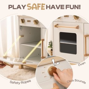 Bucatarie copii din lemn Montessori