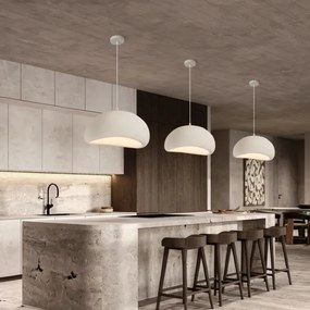 BRILAGI - Lampă suspendată pe cablu WABI SABI 1xE27/60W/230V Ø 50 cm albă