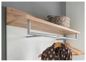 Panou de agățat diverse alb/în culoare naturală cu aspect de lemn de stejar Topix – Germania