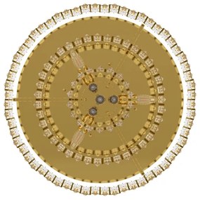 Plafonieră CALMEILLES 10xE14/25W/230V d. 63 cm Eglo 39611