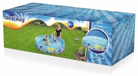 Piscina pvc pentru copii, rotunda, transparenta, 183x38 cm, bestway odyssey