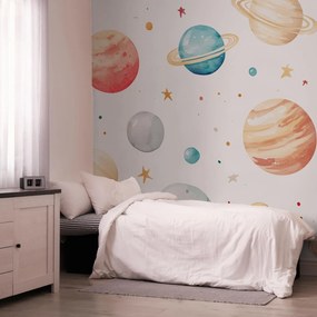 Fototapet - Planete colorate (147x102 cm)