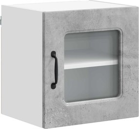 vidaXL Dulap de bucătărie Kalmar Gri din beton 40 x 31 x 40 cm